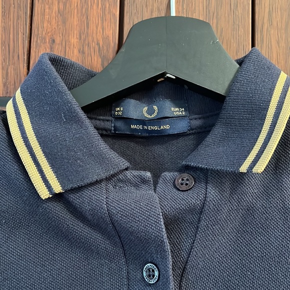 Fred Perry Navy with Gold Tip Made in England (UK6/US2) - Picture 3 of 3